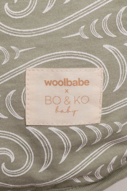 Woolbabe X BO & KO Collab 3 Seasons Front Zip Sleeping Bag