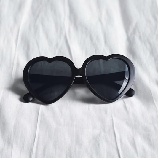 Heart Sunglasses - Black