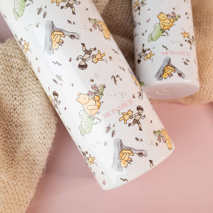 Insulated Bottle (350mL) - Classic Pooh: Bottle with Spout Lid + Straw