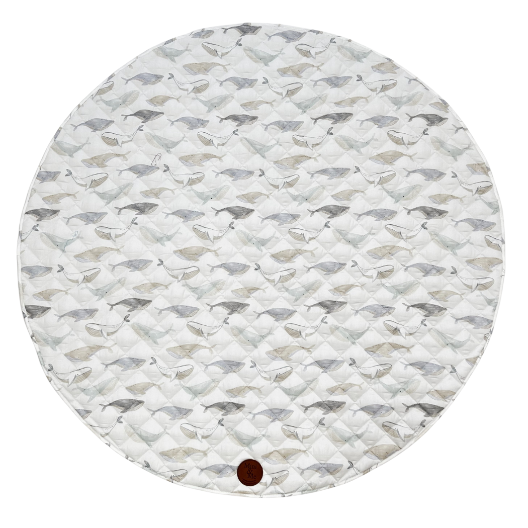 Mini & Me Padded Waterproof Playmat Whales