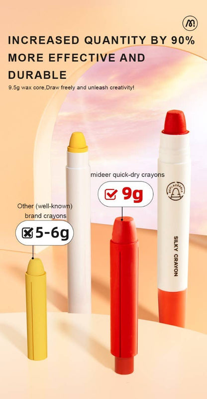 MiDeer Silky Crayon-8 Colors