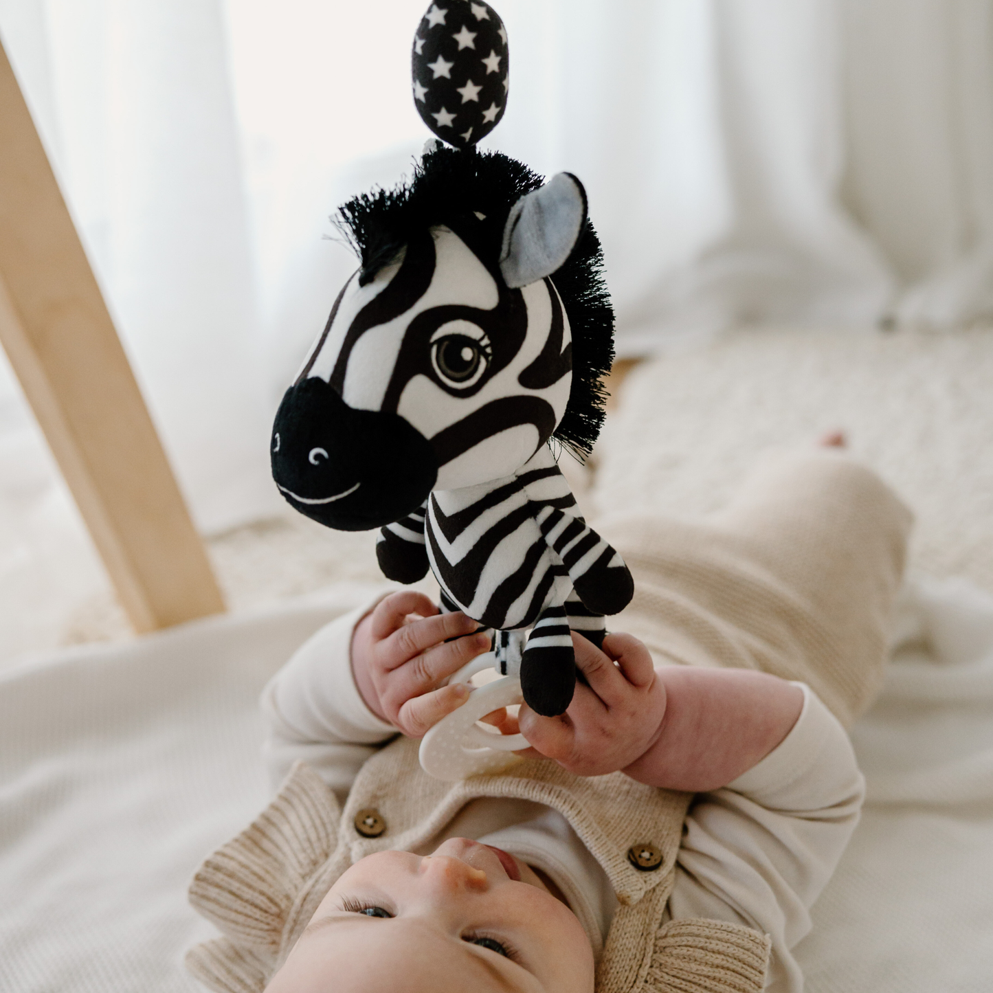 Ziggy the Zebra – High Contrast Sensory Hanging Toy