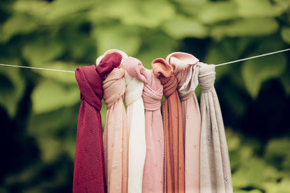 100% Merino wool baby blanket - Pink