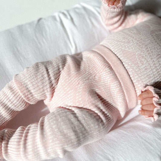 The Wolf Ribbed knit leggings - Ballerina