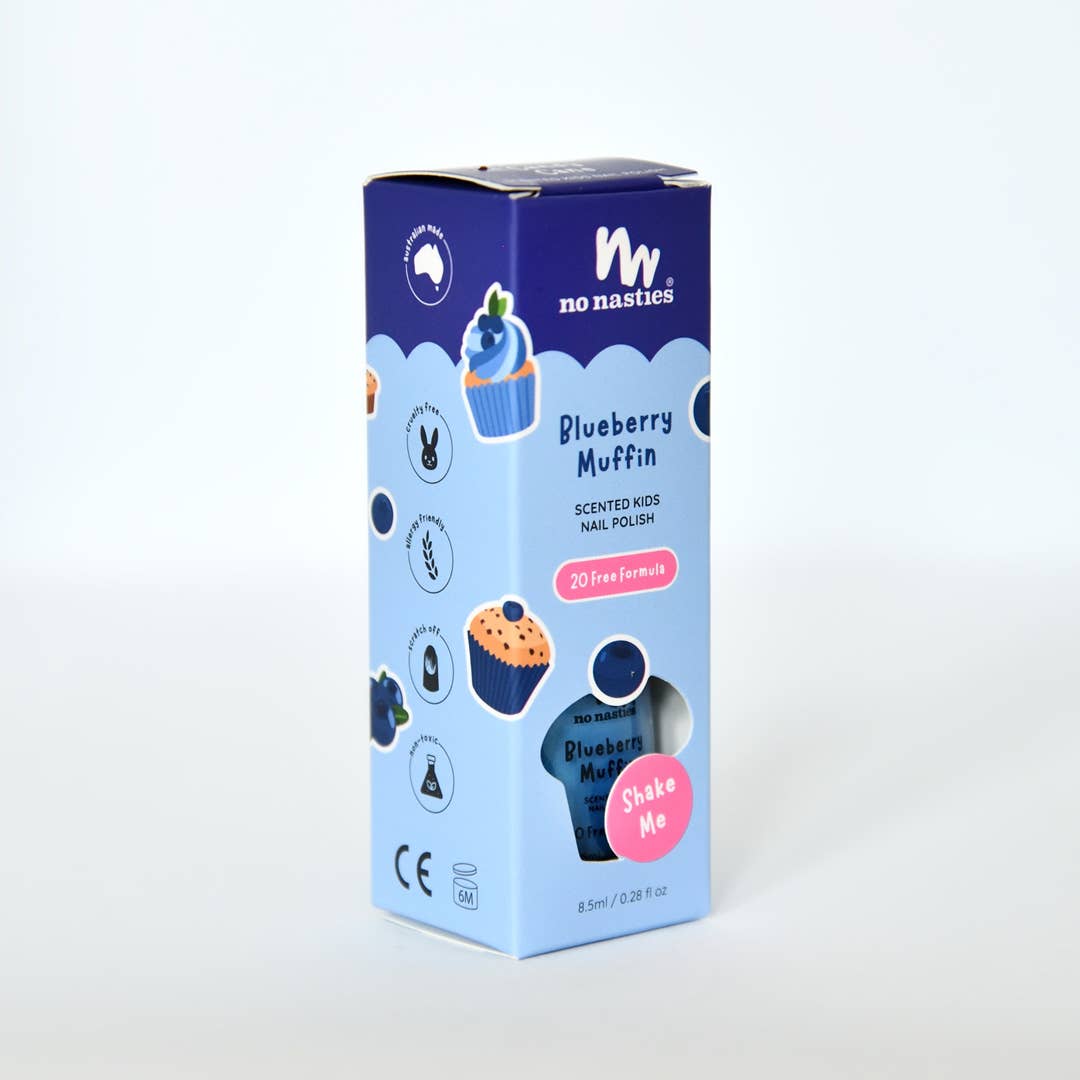 Scented Kids Nail Polish - Blueberry Muffin