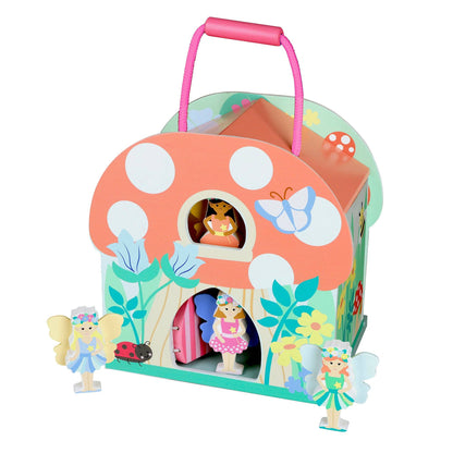Wooden Fairy House Play Set