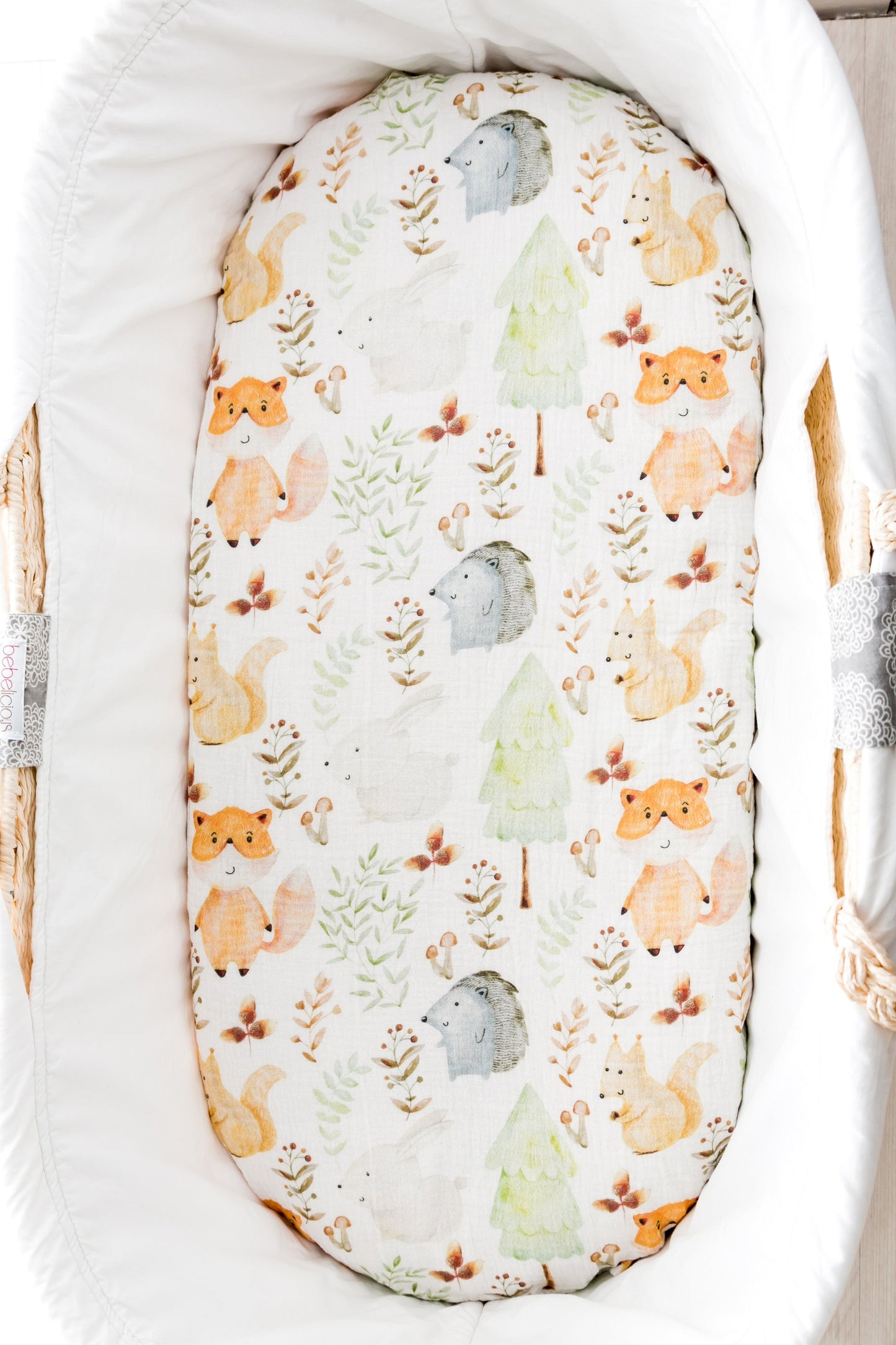 Little Woodlands Bassinet Sheet