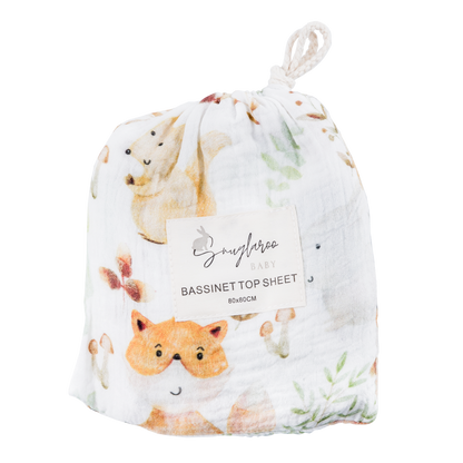 Little Woodlands Bassinet Sheet