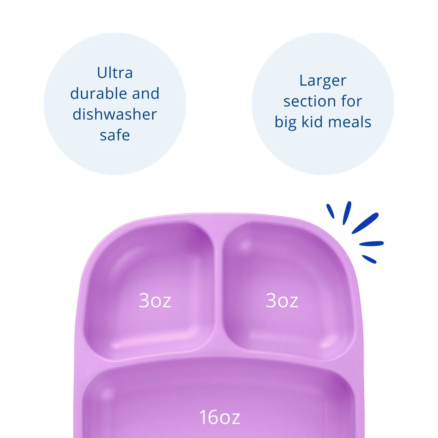 Re-Play Divided Tray - Purple