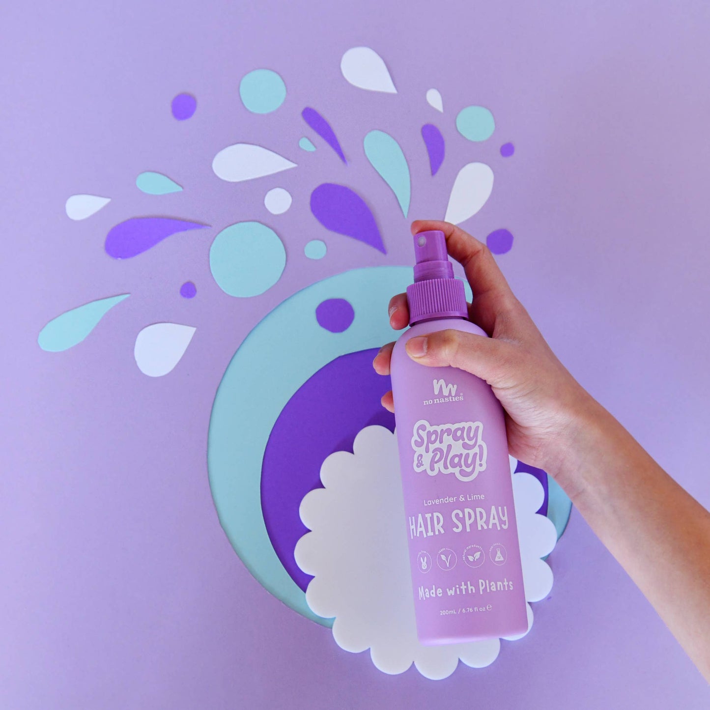 Natural Hair Spray 200ml - Lavender and Fresh Lime