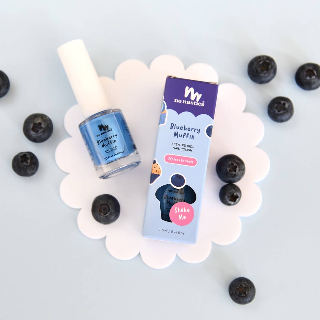 Scented Kids Nail Polish - Blueberry Muffin