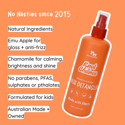 Hair Detangler 250ml - Mandarin and Grape