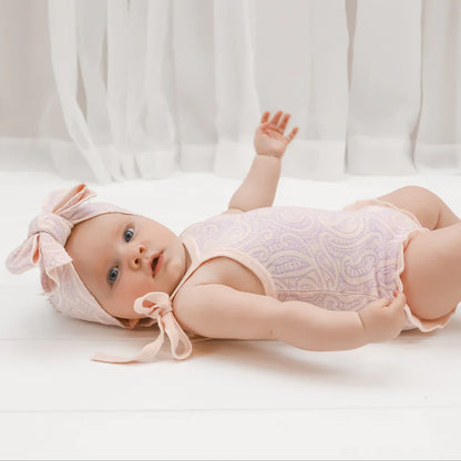 The Wolf Summer Frill Tie Romper - Petal & Bloom