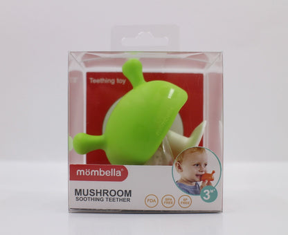 Mushroom Soothing Teether - Green