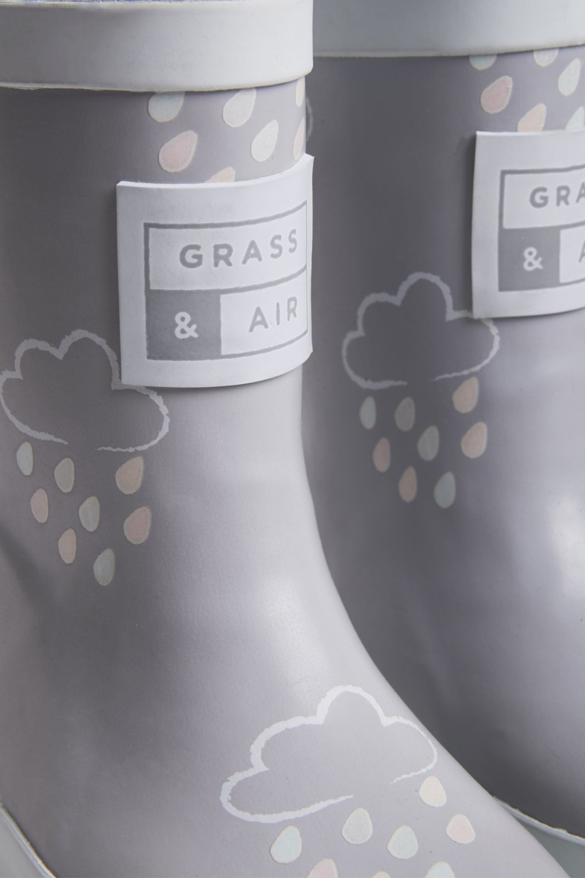 Light Grey Colour-Changing Kids Gumboots