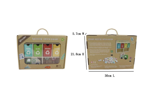 Wooden Recycling Centre Play Set