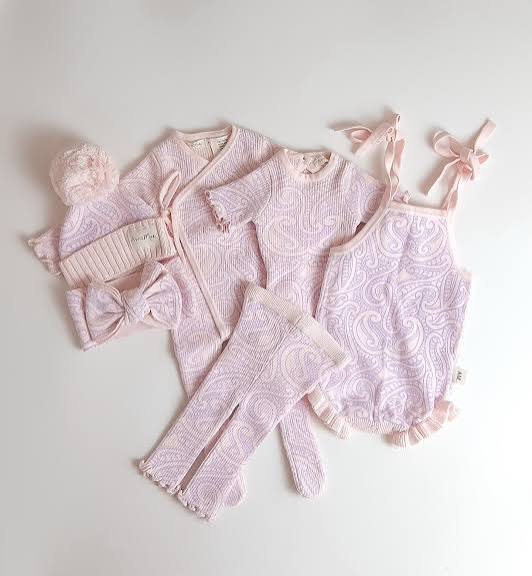 The Wolf Short Sleeve Ribbed knit bodysuit - Petal & Bloom