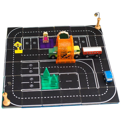 Magnetic Tiles Topper - Road Pack 40pc