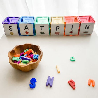 Magnetic Tiles Topper - Alphabet Upper Case Pack 40pc