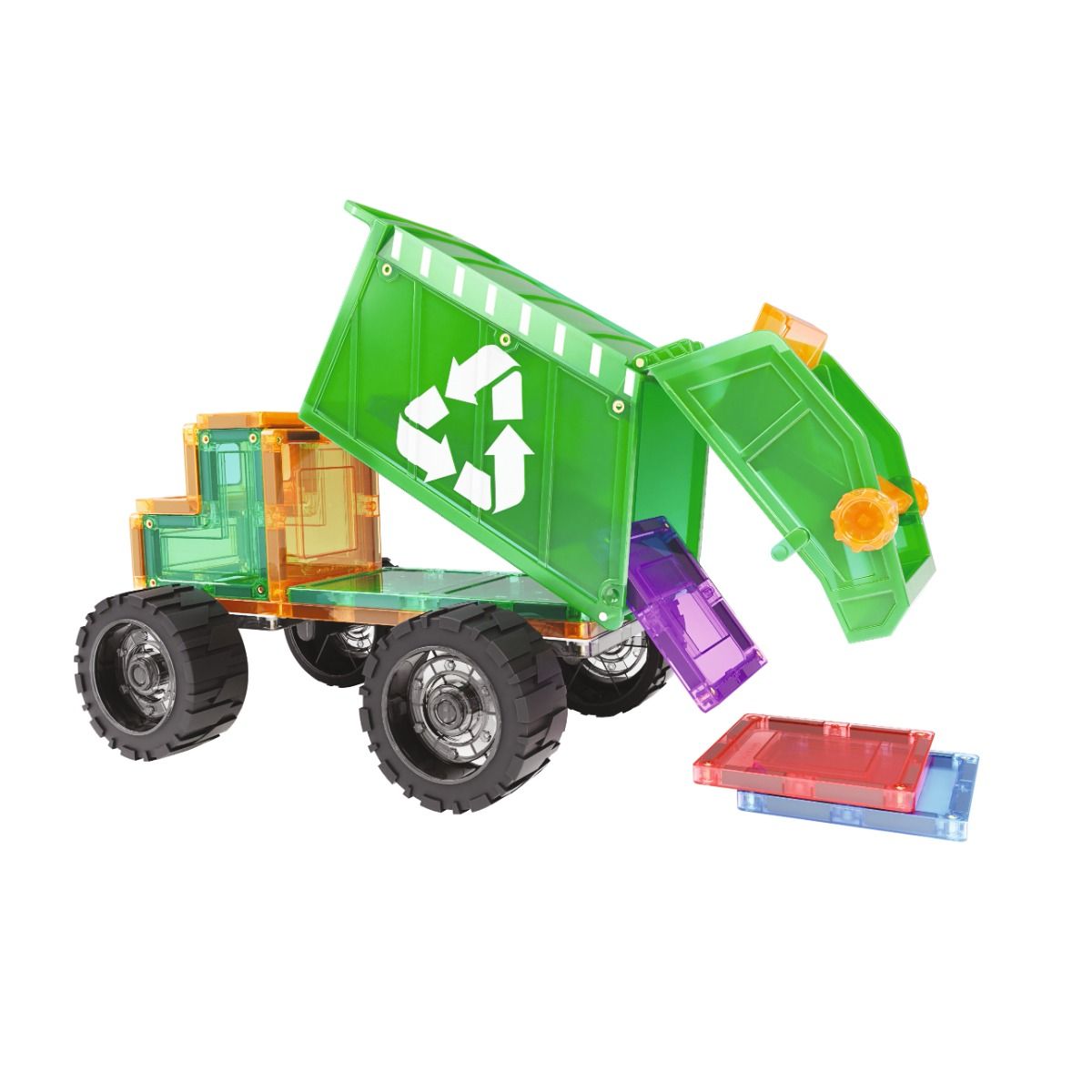 Magnetic Mega Recycling Truck 14pc
