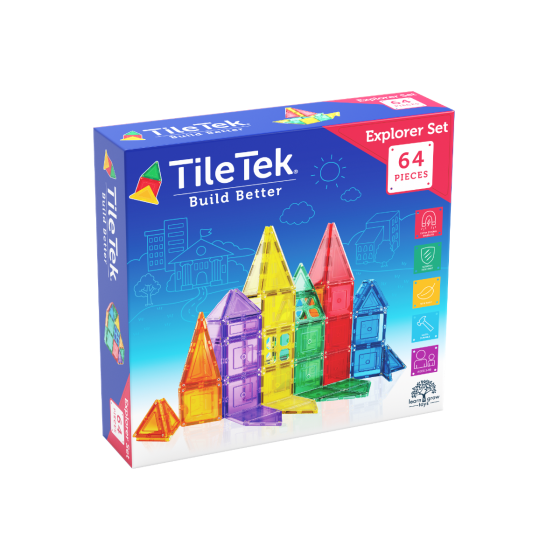 Magnetic Tiles Explorer Set 64pc