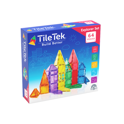 Magnetic Tiles Explorer Set 64pc