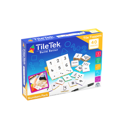 Magnetic Tiles Topper - Numeracy Pack 40pc