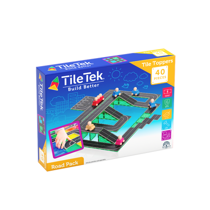 Magnetic Tiles Topper - Road Pack 40pc