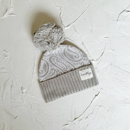 Wolf Pēpi Beanie - Pebble