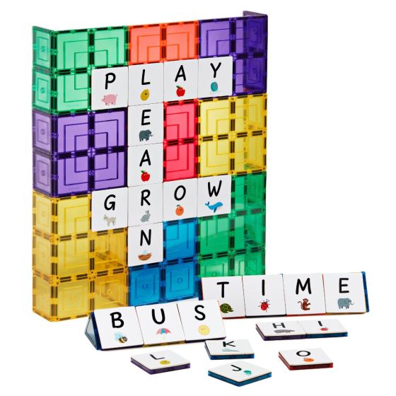 Magnetic Tiles Topper - Alphabet Upper Case Pack 40pc