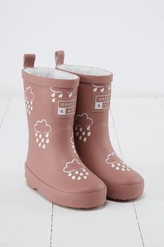 Rose Colour-Changing Kids Gumboots