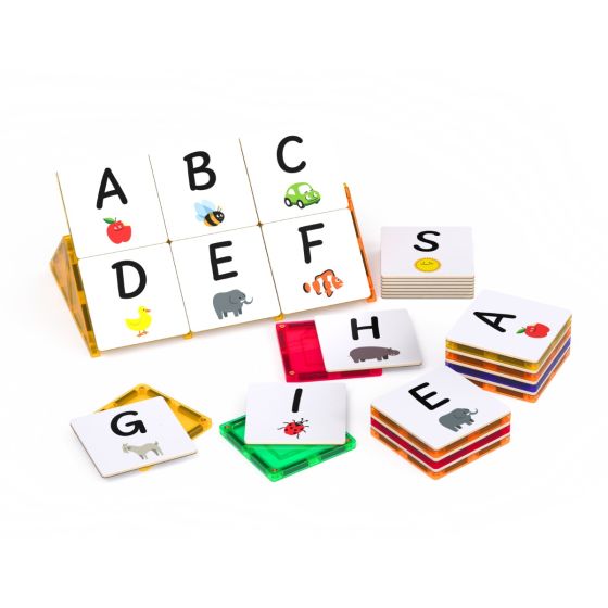 Magnetic Tiles Topper - Alphabet Upper Case Pack 40pc