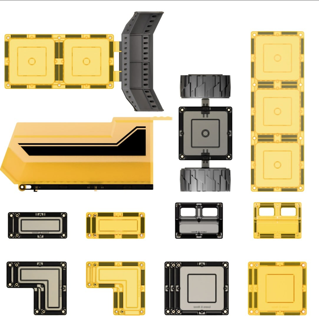 Magnetic Mega Earth Movers 22pc